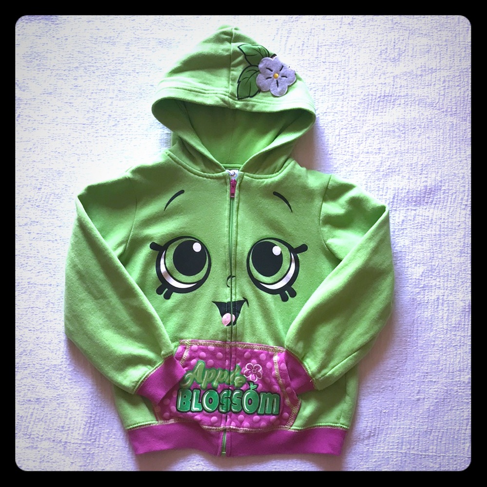 Shopkins Apple Blossom Zip up
